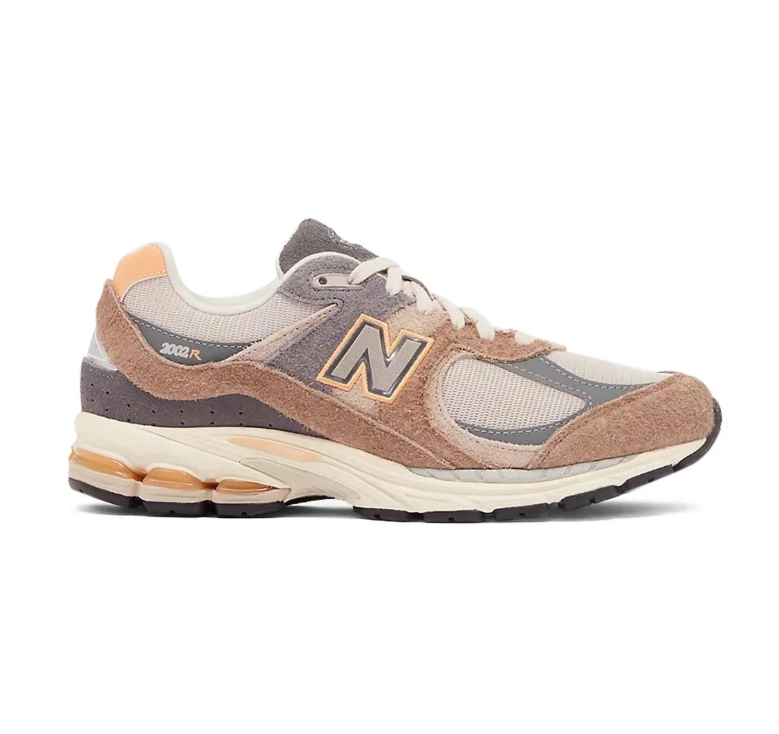New Balance 2002R Sneakers in Tan, Gray & Cream