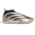 Metallic Champagne Sneakers with Black Inner Collar & Sculpted Cutout Panels