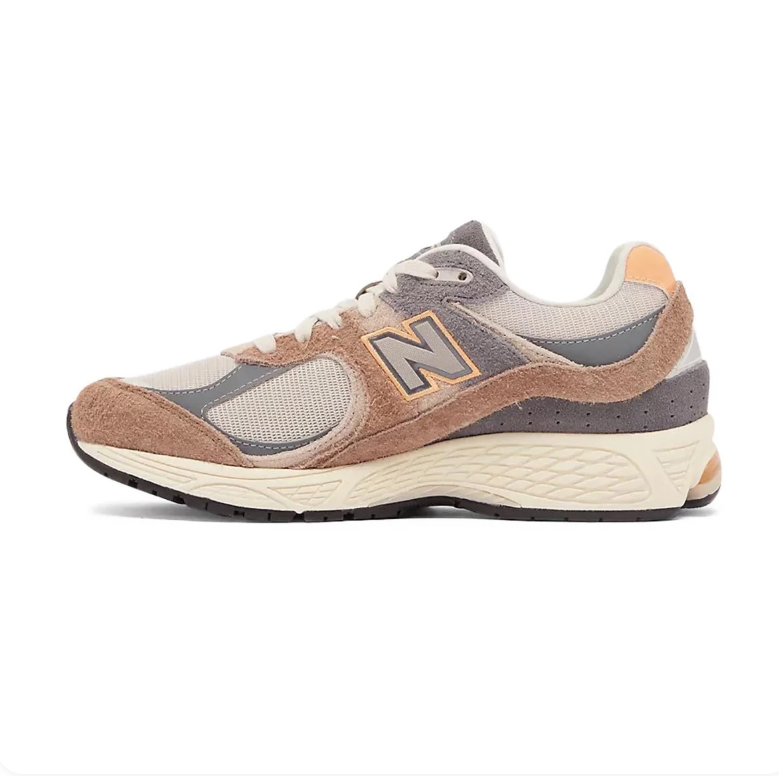 New Balance 2002R Sneakers in Tan, Gray & Cream