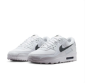 Nike Air Max White Sneakers with Dark Gray Swoosh Details