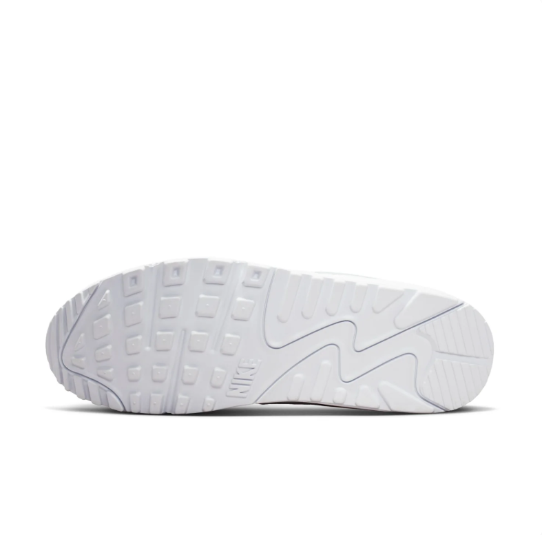 Nike Air Max White Sneakers with Dark Gray Swoosh Details