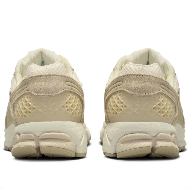 Nike Cream & Beige Sneakers with Layered Panels and Sculpted Soles