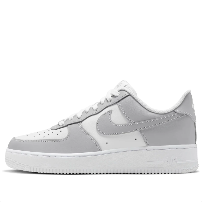 Nike White & Light Gray Low-Top Sneakers