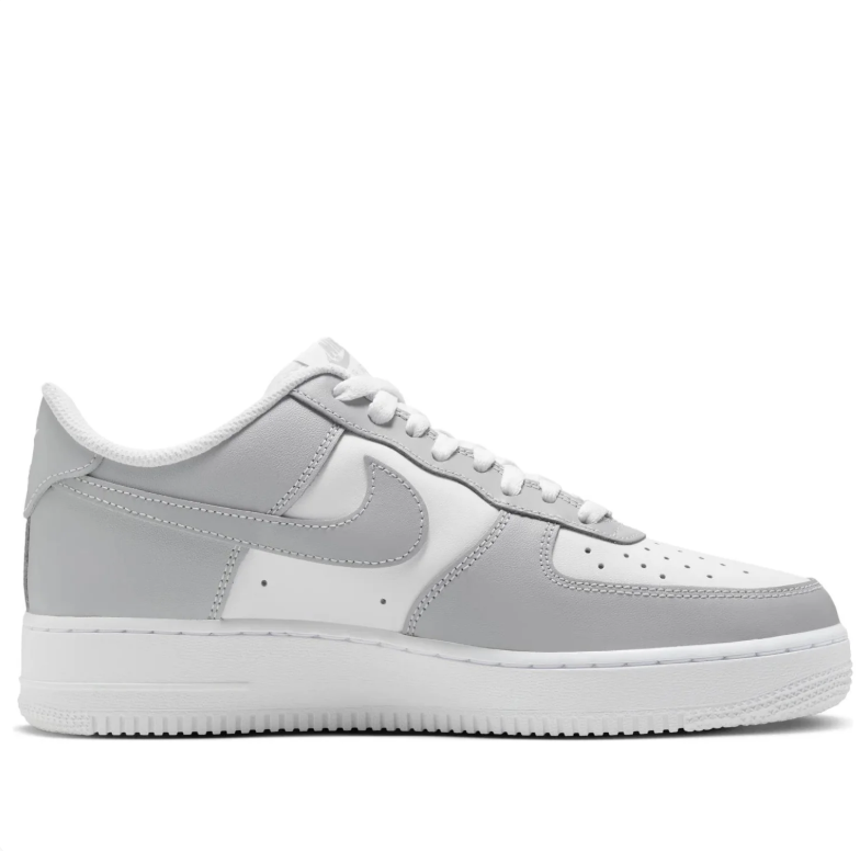 Nike White & Light Gray Low-Top Sneakers