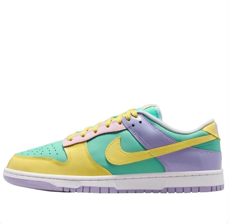 Nike Pastel Low-Top Sneakers in Mint, Yellow, Lavender & Pink