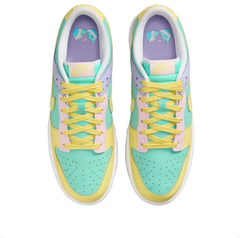 Nike Pastel Low-Top Sneakers in Mint, Yellow, Lavender & Pink