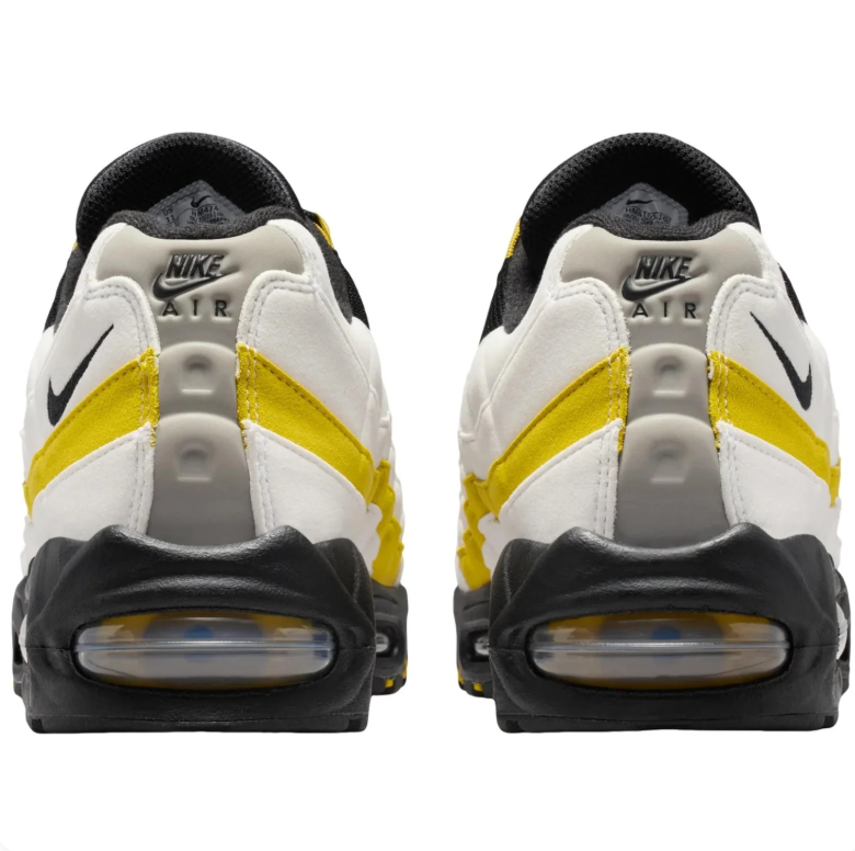 Nike Air Max Sneakers in White, Black & Yellow