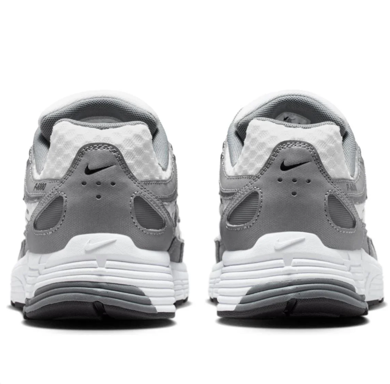 Nike P-6000 Sneakers in Gray & White with Black Swoosh Details