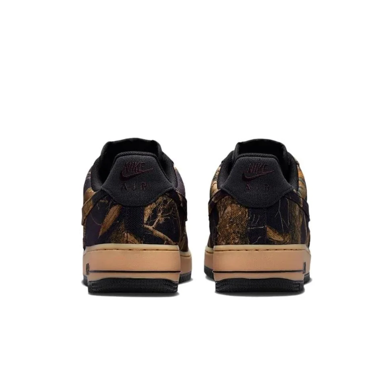 Nike Air Force 1 Low-Top Sneakers with Woodland Camo Print