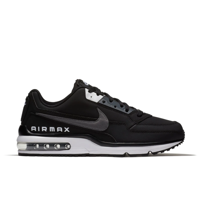 Nike Air Max Low-Top Sneakers in Black, Gray & White