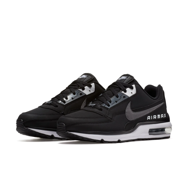 Nike Air Max Low-Top Sneakers in Black, Gray & White
