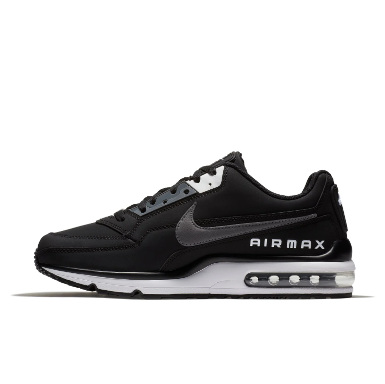 Nike Air Max Low-Top Sneakers in Black, Gray & White