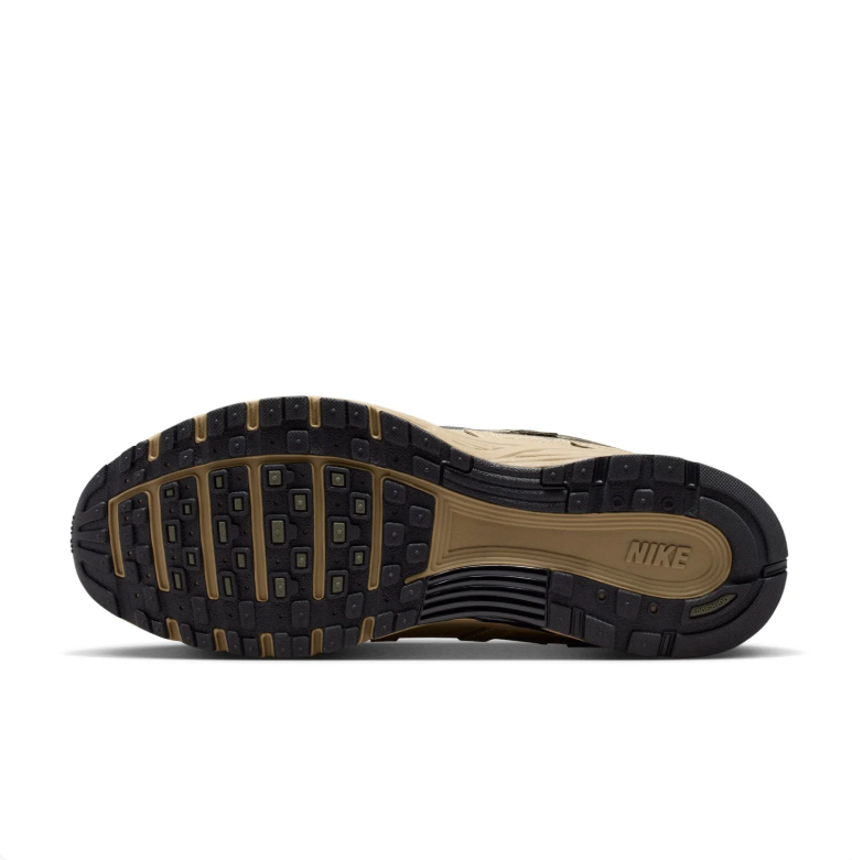 Nike Low-Top Sneakers in Olive Green & Tan with Black Swoosh